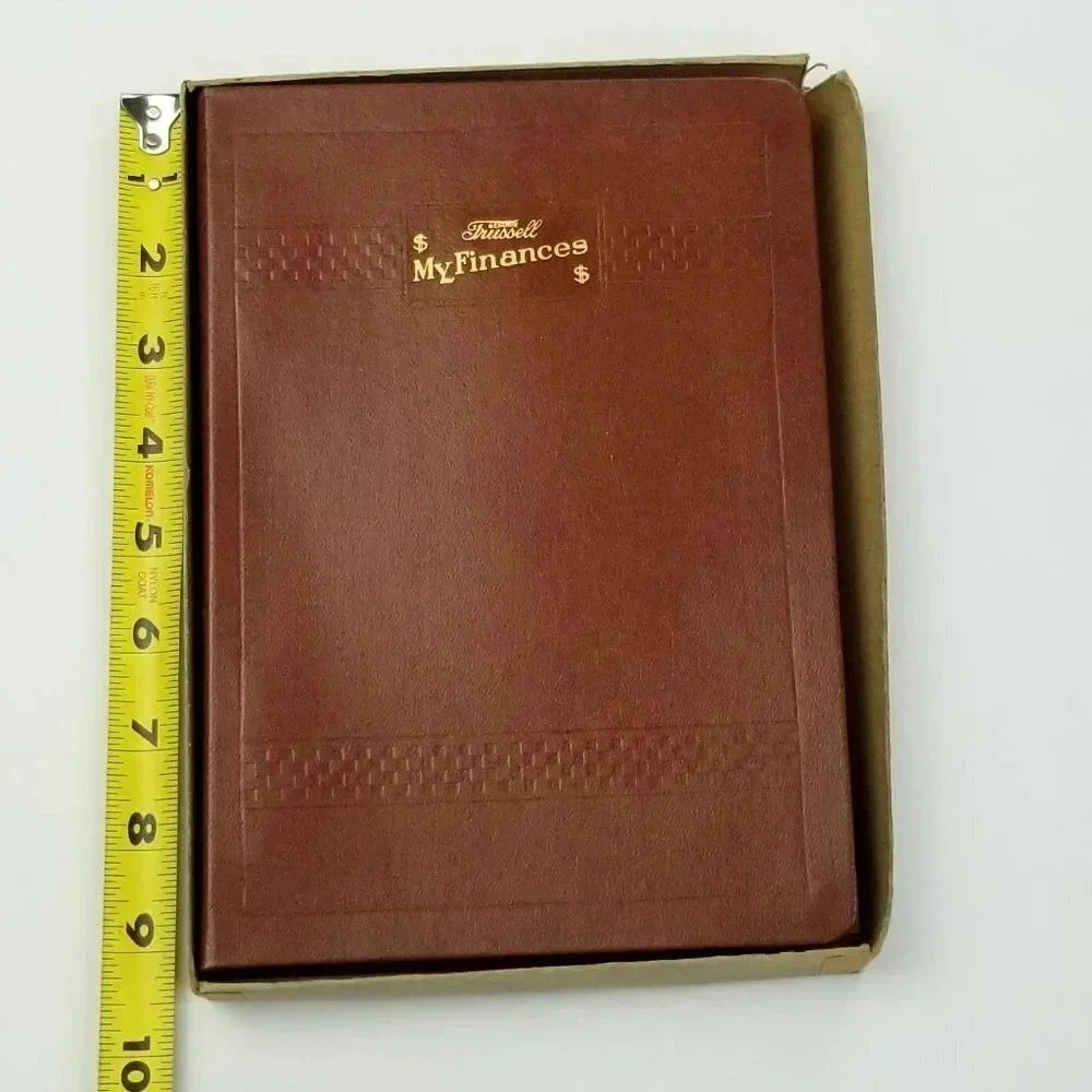 Trussell My Finances Vintage Accounting With Box Yellow Envelopes Copyright 1961